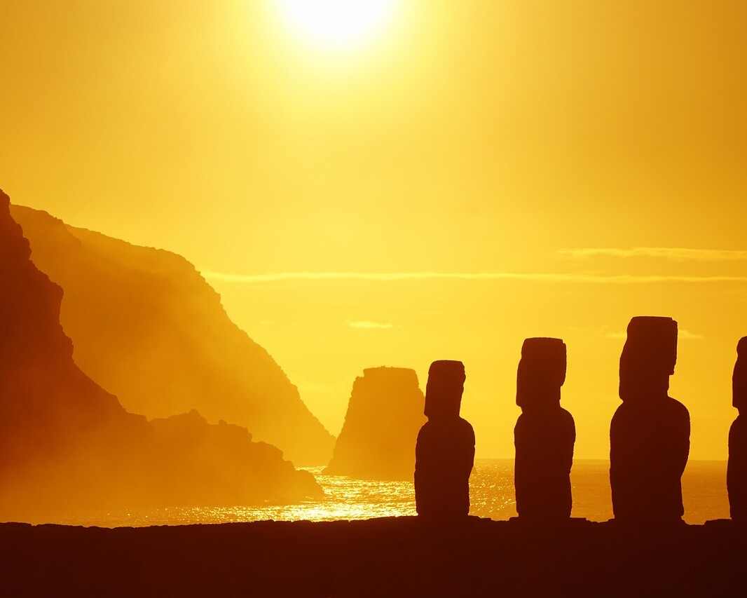 easter island, rapa nui, sculpture, to travel, moai, mohai, figure, sunrise, stone, statue, ancient, nature, meditate, easter island, easter island, easter island, easter island, easter island, moai