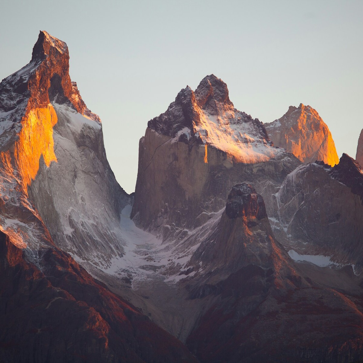 glacier mountains during day
