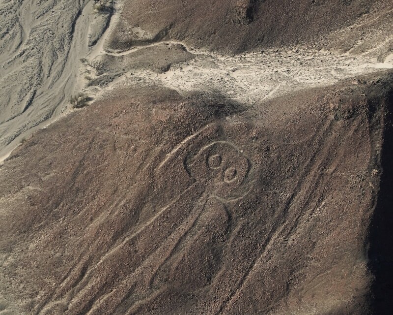 brown and gray rock formation